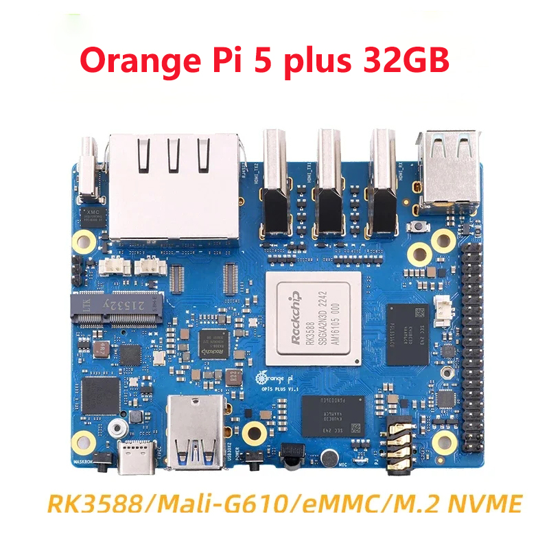 Orange pi 5 plus 4 8 16gb ram  - Rk3588 Mini Pc Board avaliação e preço